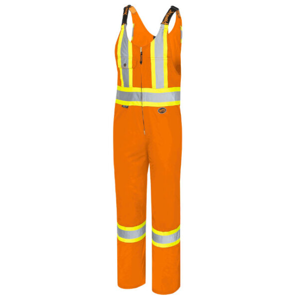 Pioneer Hi-Viz Safety Poly/Cotton Safety Overall-Tall Sizes