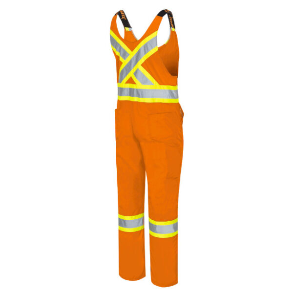 Pioneer Hi-Viz Safety Poly/Cotton Safety Overall-Tall Sizes
