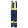 Pioneer Hi-Viz Safety Poly/Cotton Safety Overall-Tall Sizes