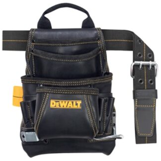 DeWalt DG5433 10-Pocket Carpenter's Leather Nail & Tool Bag