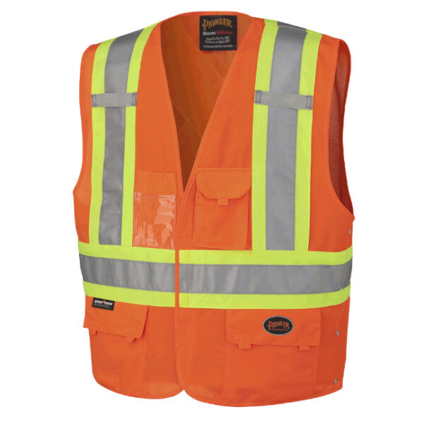Pioneer Hi-Viz Safety Vest with Adjustable Sides