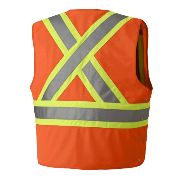 Pioneer Hi-Viz Safety Vest with Adjustable Sides