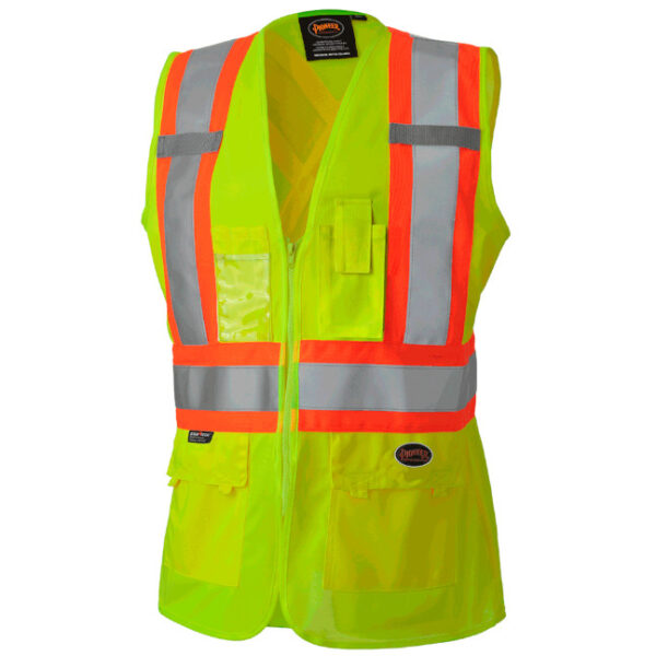 Pioneer Hi-Viz Women's Tricot Polyester Safety Vest