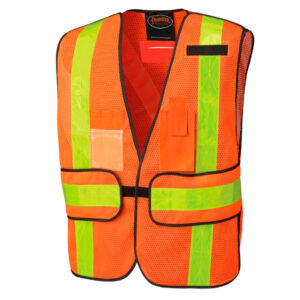 Pioneer 145 V1030150 Hi-Viz All-Purpose Safety Vest-Orange