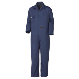 Pioneer 515T V202038T Poly/Cotton Coverall-Tall Sizes-Navy