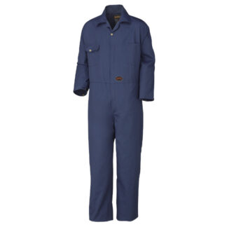 Pioneer 515T V202038T Poly/Cotton Coverall-Tall Sizes-Navy