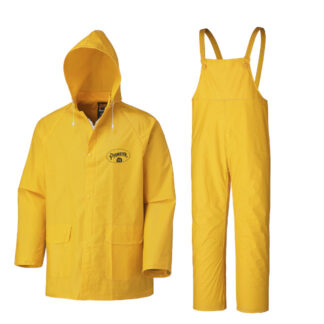 Pioneer 578 V3510360 Flame Resistant PVC Rain Suit 3-Piece-Yellow