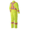 Pioneer 5999A V1070161 Hi-Viz Mesh Traffic Safety Coverall-Yellow/Green