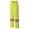 Pioneer 5999P V1070360 Hi-Viz Mesh Traffic Safety Pant-Yellow/Green