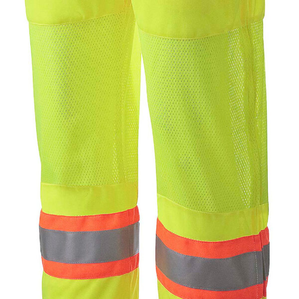Pioneer 6000 V1070460 Hi-Viz Mesh Traffic Safety Overall-Yellow/Green