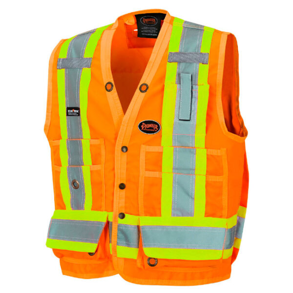 Pioneer Hi-Viz Surveyor's Safety Vest Pioneer Hi-Viz Surveyor's Safety Vest
