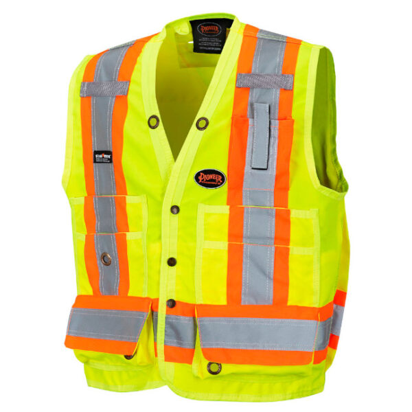 Pioneer Hi-Viz Surveyor's Safety Vest Pioneer Hi-Viz Surveyor's Safety Vest