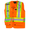 Pioneer Hi-Viz Coated Polyester Surveyor's Safety Vest