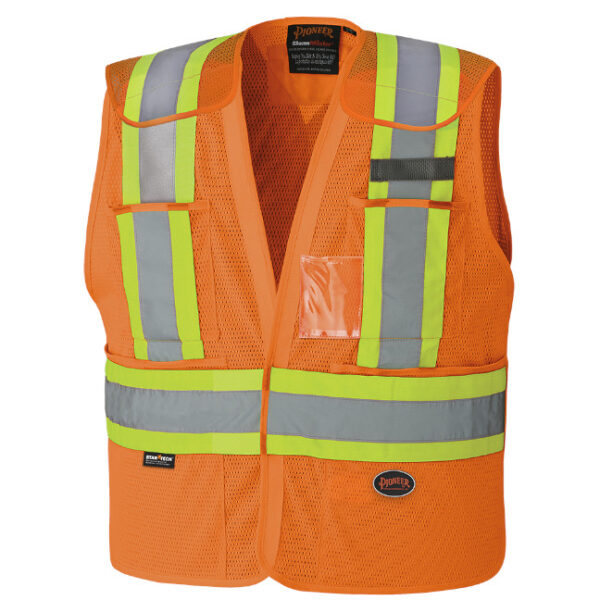 Pioneer Hi-Viz Drop Shoulder Tear-Away Safety Vest