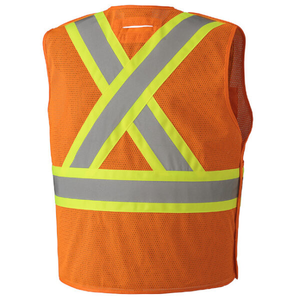 Pioneer Hi-Viz Drop Shoulder Tear-Away Safety Vest