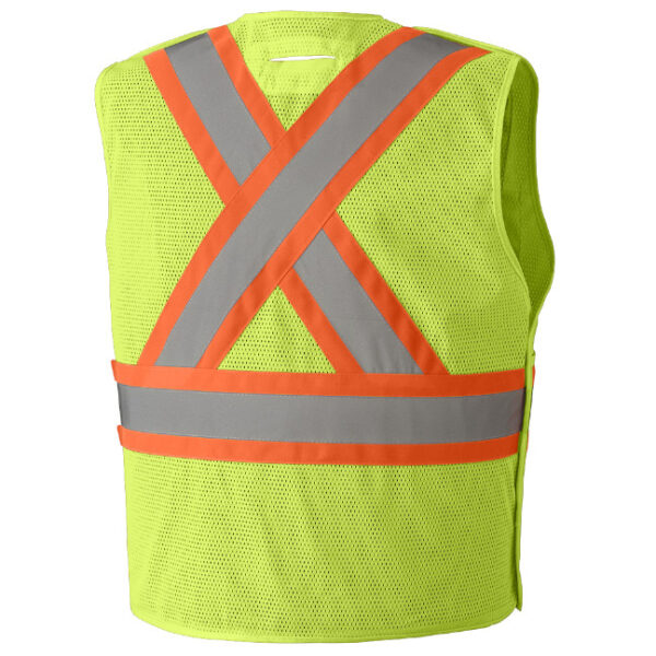 Pioneer Hi-Viz Drop Shoulder Tear-Away Safety Vest