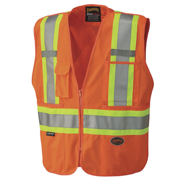 Pioneer Hi-Viz Tear-Away Mesh Back Safety Vest