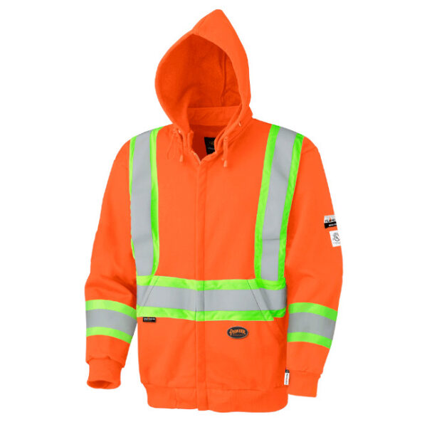 Pioneer Hi-Viz Flame Resistant Heavyweight Zip Hoodie