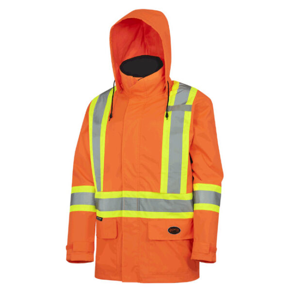 Pioneer Hi-Viz 150D Lightweight Waterproof Safety Jacket