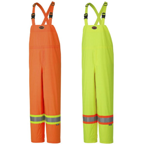 Pioneer Hi-Viz 150D Lightweight Waterproof Safety Bib Pants