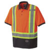 Pioneer Hi-Viz BIRD'S-EYE Short-Sleeve Safety Polo Shirt