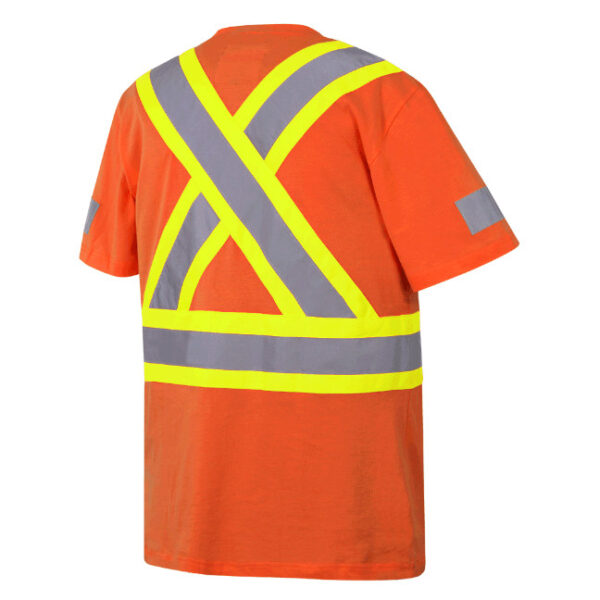 Pioneer Hi-Viz Cotton Short-Sleeve Safety T-Shirt