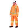 Pioneer Hi-Viz Flame Resistant Stretch Waterproof Safety Rain Jacket