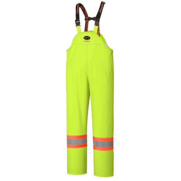 Pioneer Hi-Viz Flame Resistant Stretch Rain Bib Pant