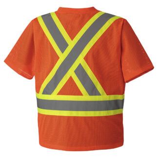 Pioneer Hi-Viz Mesh Traffic Safety T-Shirt3