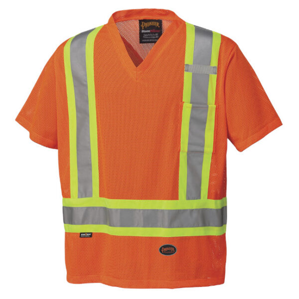 Pioneer Hi-Viz Mesh Traffic Safety T-Shirt