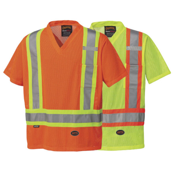 Pioneer Hi-Viz Mesh Traffic Safety T-Shirt