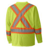 Pioneer Hi-Viz Micro-Mesh Long-Sleeve Traffic Safety Shirt
