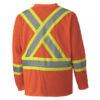Pioneer Hi-Viz Micro-Mesh Long-Sleeve Traffic Safety Shirt