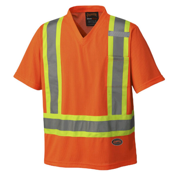 Pioneer Hi-Viz Micro-Mesh Traffic Safety T-Shirt