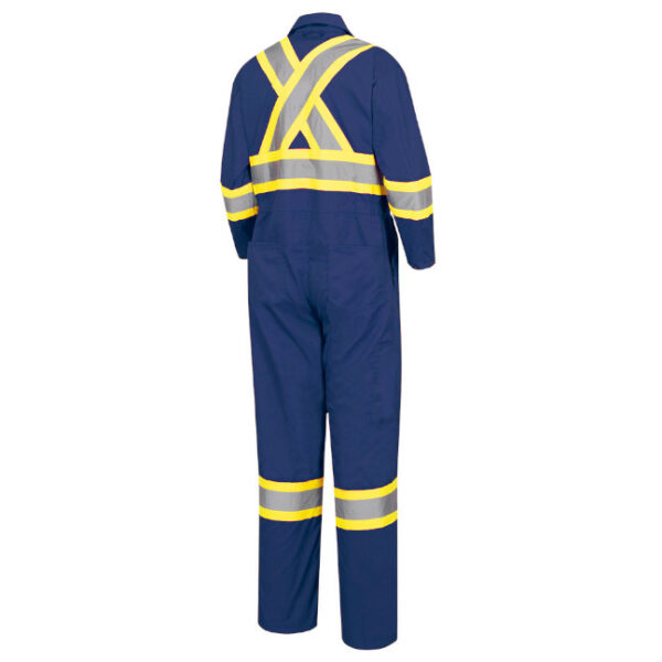 Pioneer Hi-Viz Poly/Cotton Safety Coverall-Tall Sizes