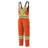 Pioneer Hi-Viz Quilted Cotton Duck Safety Overall