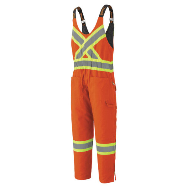 Pioneer Hi-Viz Quilted Cotton Duck Safety Overall