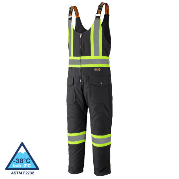 Pioneer Hi-Viz Quilted Cotton Duck Safety Overall