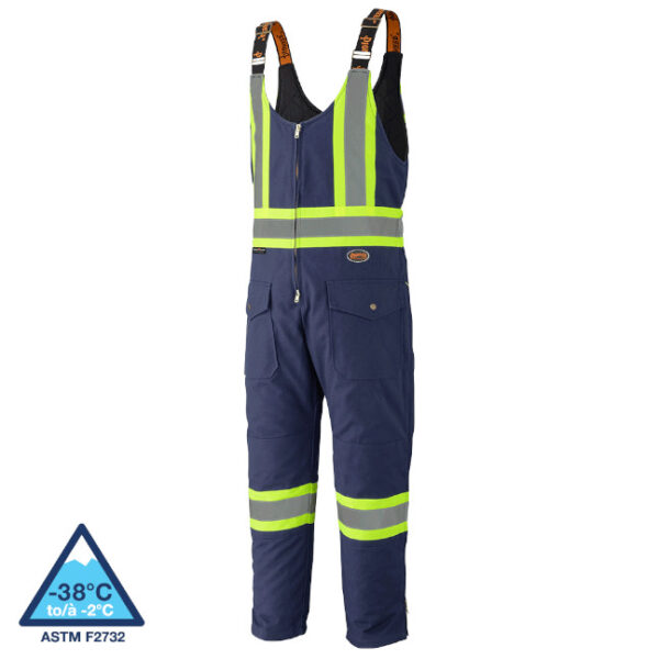 Pioneer Hi-Viz Quilted Cotton Duck Safety Overall