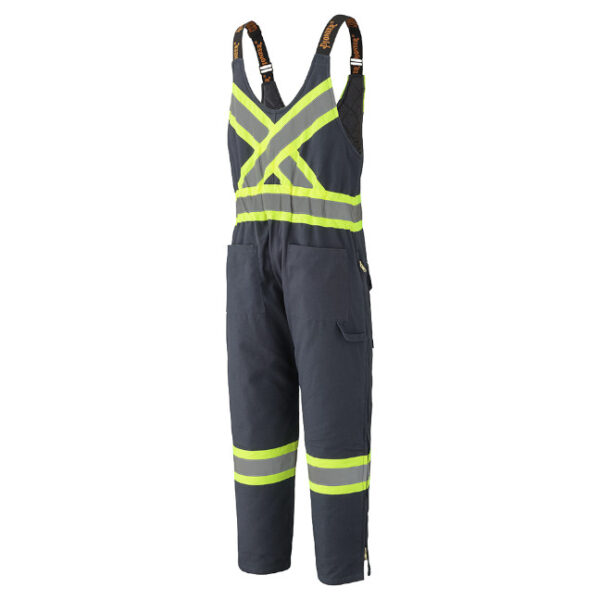 Pioneer Hi-Viz Quilted Cotton Duck Safety Overall