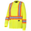 Pioneer Hi-Viz Long Sleeve Cotton Safety Shirt