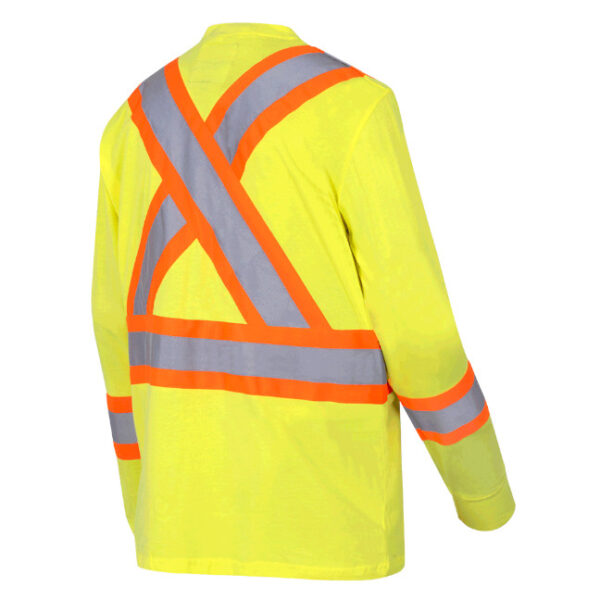 Pioneer Long Sleeve Cotton Hi-Viz Safety Shirt