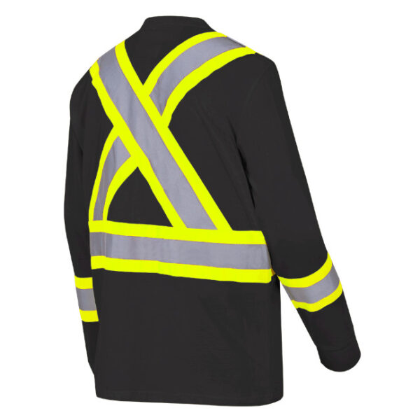 Pioneer Hi-Viz Long Sleeve Cotton Safety Shirt