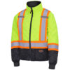 Pioneer Quilted Freezer Hi-Viz Safety Jacket