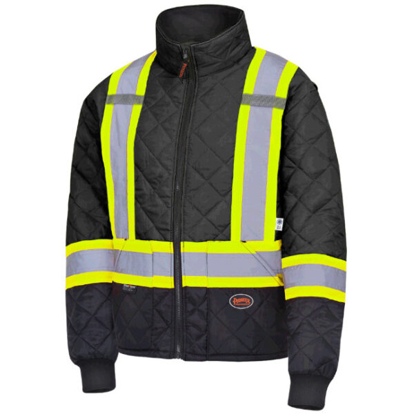 Pioneer Quilted Freezer Hi-Viz Safety Jacket