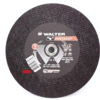 Walter 11A121 PORTACUT High Speed Cutting Wheel 12"x1/8"x20mm Type 1