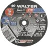 Walter 11L312 Zip Die Grinder Cutting and Grinding Wheel 3"x1/16"x1/4" Type 1 Walter 11L312 Zip Die Grinder Cutting and Grinding Wheel 3"x1/16"x1/4" Type 1