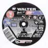 Walter 11L302 Zip Die Grinder Cutting and Grinding Wheel 3" x 1/32" x 1/4" Type 1 Walter 11L302 Zip Die Grinder Cutting and Grinding Wheel 3" x 1/32" x 1/4" Type 1