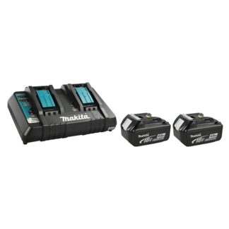 Makita Y-00315 2x4.0Ah Battery & 18V Dual Port Rapid Charger