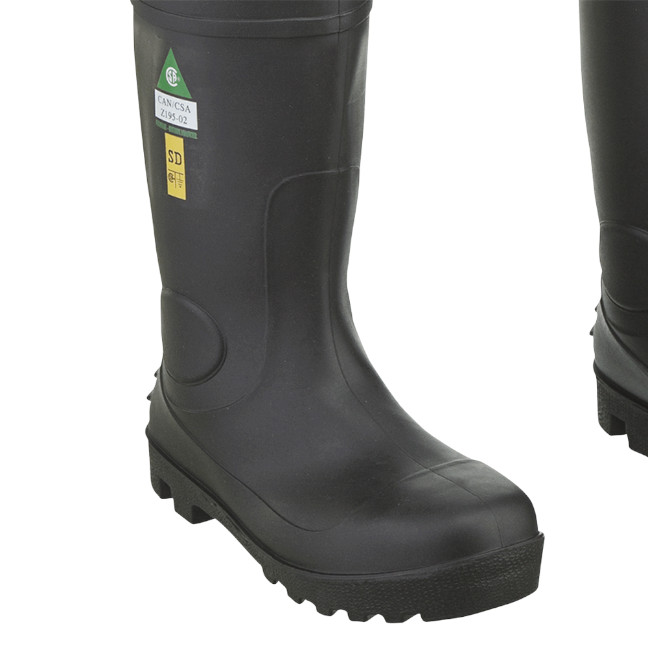 Onguard 86056 Stivali Da Pesca Uomo In PVC Con Puntale In Acciaio - Altezza 81 Cm, Suola Antiscivolo, Taglia 11
